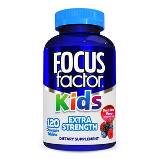 Focus Factor® Kids Extra Strength Formula - Berry Blast Flavor - Chewable Vitamins